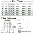thumbnail image 3 of IROINNID Women's Short Anorak Jacket Turndown Lapel Print Long Sleeve Plus Size Winter Warm Loose Plush Personalized Jacket, Brown, 3 of 5