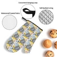 thumbnail image 3 of Pofeuu Sea Turtle Print Oven Mitts and Pot Holders 4 pcs Set,High Heat Resistant 500 Degree Extra Thicken Long Kitchen Cotton Oven Glove for Cooking, 3 of 6