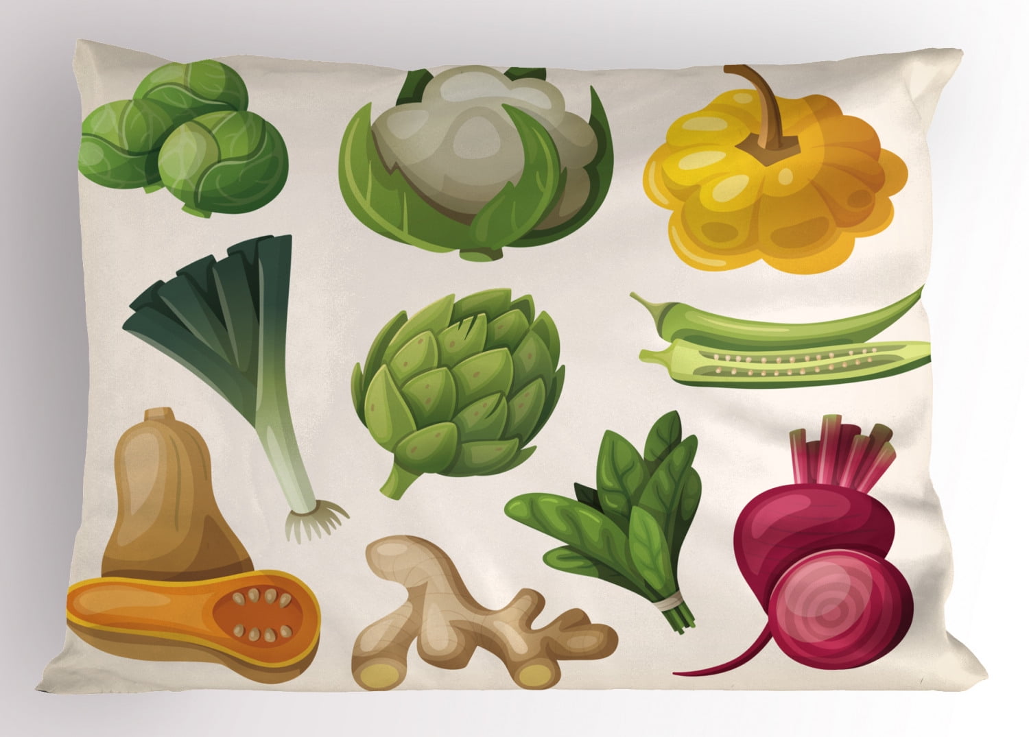 Vegetable Pillow Sham Exotic Menu Vegan Crop Growth Chef Fresh Beet
