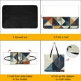 thumbnail image 4 of Bohemian Color Waterproof Picnic Blanket with Foldable Zipper, Suitable for Outdoor Use, Suitable for Travel, Camping, Beaches, Parks, Grasslands, Picnic Blanket Accessories, 4 of 8