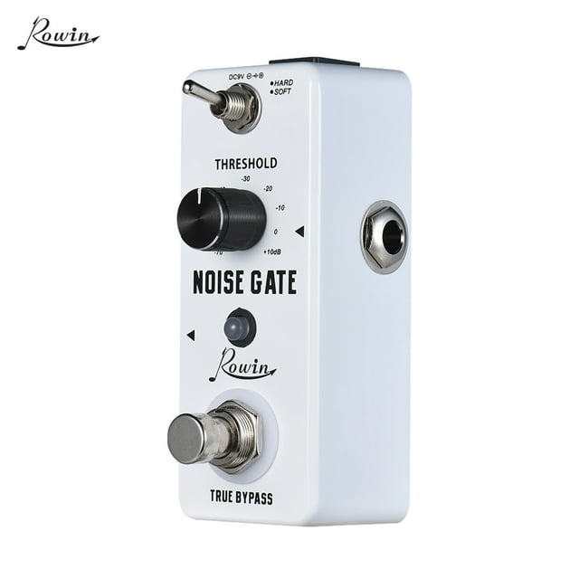 Rowin Noise Gate Noise Reduction Guitar Effect Pedal 2 Modes Aluminum Alloy Shell True Bypass