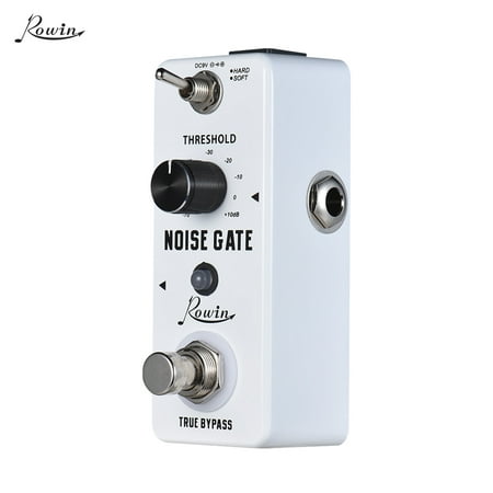 Rowin Noise Gate Noise Reduction Guitar Effect Pedal 2 Modes Aluminum Alloy Shell True (Best Guitar Noise Gate)