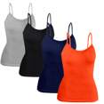 thumbnail image 1 of Set 4 Blusas Mujer Tirantes Unitalla Casual Blusa Crop Top Dama, 1 of 5