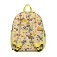 thumbnail image 3 of Construction Vehicles Pattern Backpack Backpack for School,Schoolbag with Adjustable Shoulder Straps & Padded Back,13.8"x11.4"x6", 3 of 6