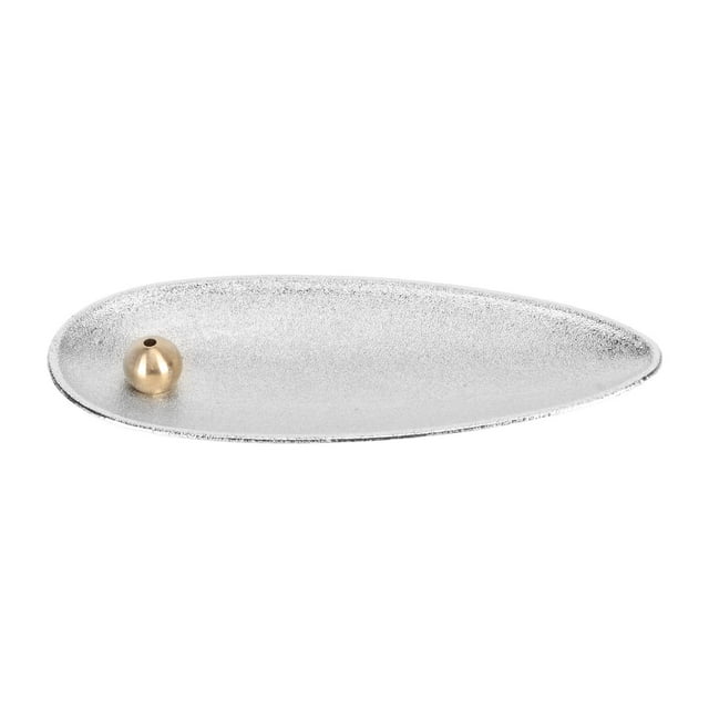 Soporte Para Varillas De Incienso, Soporte Para Quemador De Incienso De Moda, Elegante Forma De Hoja De Cobre Para Dormitorio