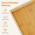 thumbnail image 5 of Lifewit Drawer Organizer Set 5 Pack (11 Grid), Adjustable Bamboo Wooden Dividers, 5 of 10