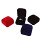 thumbnail image 5 of Caja de tela flocada para anillos y pendientes, expositor de joyas, caja para anillos de propuesta de boda, caja de embalaje para regalo, 5 of 5