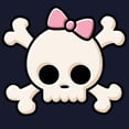 thumbnail image 3 of CafePress - Cute Skull Girl Sweatshirt (Dark) - Classic Crew Neck Sweatshirt, 3 of 4