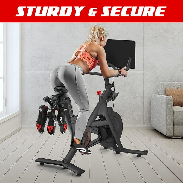 Spin bike shoe hanger sale