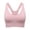 Pink, variant on WAGUTH Plus Size Sports Bra for Women Adjustable Straps Racerback Medium Support Workout Yoga Bralette,Green,4XL