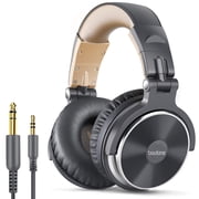 Boytone BT-10BR Wired Over Ear Headphones Studio Monitor & Mixing DJ Stereo Headsets with 50mm Drivers and 1/4 to 3.5mm Audio Jack for Audio Mixer Computer, Phone, Guitar, Laptop, Amplifire, TV