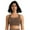 Khaki, variant on Lenago Women's Athletic Bras Sport Bra Seamless Full Coverage Underwear Lightweight Breathable Bras Adjustable Straps Training Gym Weight Lifting Cycling