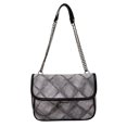 thumbnail image 3 of Bolso de hombro de PU con cadena retro y cremallera de gran venta 2024 para mujer, nuevo bolso de mano versátil de alta calidad para viajes diarios, 3 of 5