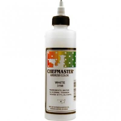 White 9 oz Airbrush Color by Chefmaster