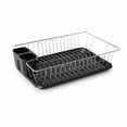 thumbnail image 1 of Escurridor de Trastes Diseño de Acero Inoxidable con Bandeja de Plastico, Soporte de Vajilla, Vasos, Cubiertos y Accesorios de Cocina, Previene eficazmente la oxidación del Estante, 1 of 5
