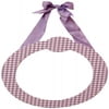 My Baby Sam 9" Lavender Gingham Hanging Letter, O
