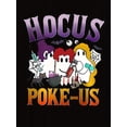thumbnail image 2 of Camiseta De Mujer Camiseta De Verano Para Mujer Para Viajes En La Calle TrabajoWomen's Halloween Graphic T-Shirt - "HOocus Poke-us" Fun Print, Casual Round Neck Short Sleeve, Comfortable Polyester B, 2 of 6