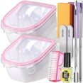 thumbnail image 1 of Kit de cuencos para remojo de uñas Teenitor, 10 unidades con cuenco a prueba de acetona, 1 of 7