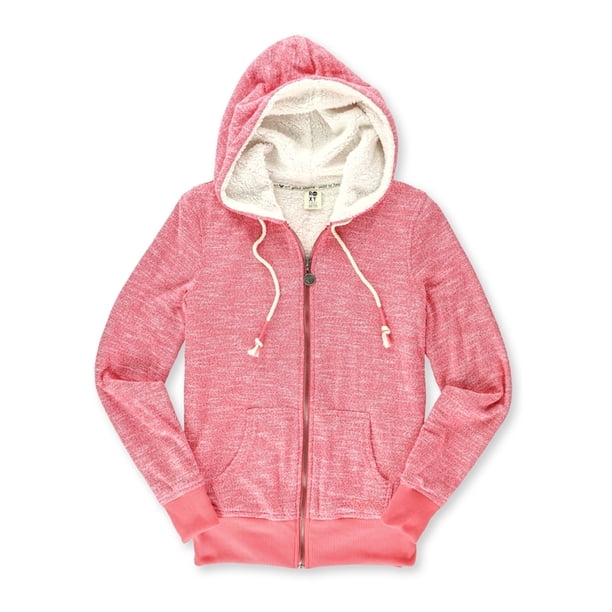 Roxy Bliss Pique Sherpa Sudadera con capucha para mujer, rosa, mediano Roxy Sudadera
