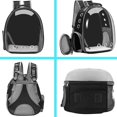 thumbnail image 4 of Cat Carrier Backpack, Pet Carrier Backpack and Space Capsule Front Pack for Small Medium Cat Puppy Dog Carrier Backpack Bag, 4 of 5
