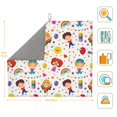 thumbnail image 2 of Dish Drying Mat, Childrens party Highly Absorbent Drying Matt Kitchen Counter, Dish Mat Drying Pad Dishes Drainer Mats for Kitchen Counter or Sink, 16 x 18 inch, 2 of 6