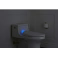 thumbnail image 5 of Kohler K-10349-0 Purewarmth Quiet-Close Heated Elongated Toilet Seat with Led Nightlight, White, 5 of 11