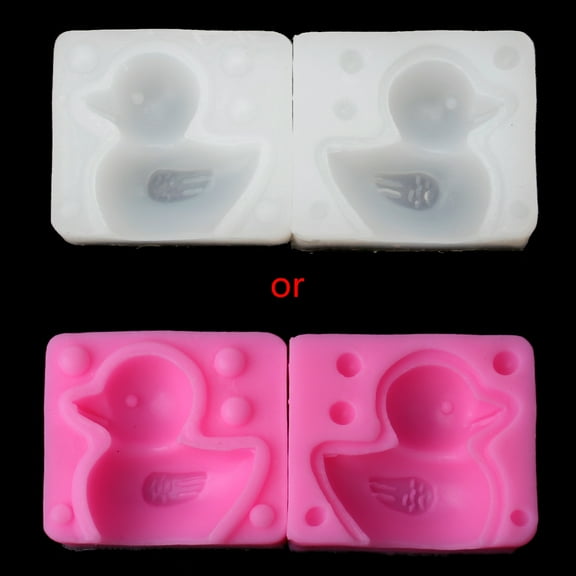 Necvior 3D Big Duck Shape Silicone Mold Cake Fondant Soap Candle Resin Jewelry Mould