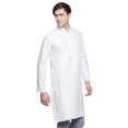thumbnail image 3 of In-Sattva Men's Indian Banded Classic Collar Pure Cotton Long Kurta Tunic, 3 of 3