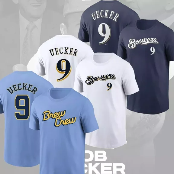 NEW !! Rest In Peace Bob Uecker #9 1934-2025 Shirt