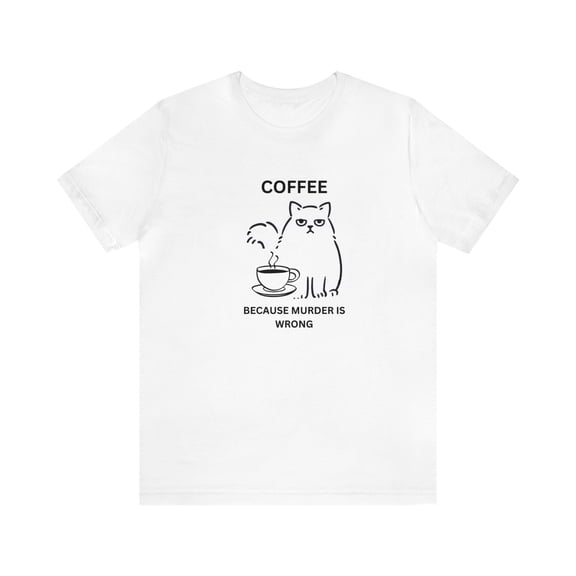 Coffee Unisex Jersey Short Sleeve Tee