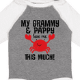 thumbnail image 4 of Inktastic Grammy and Pappy Love Me Boys or Girls Long Sleeve Baby Bodysuit, 4 of 5