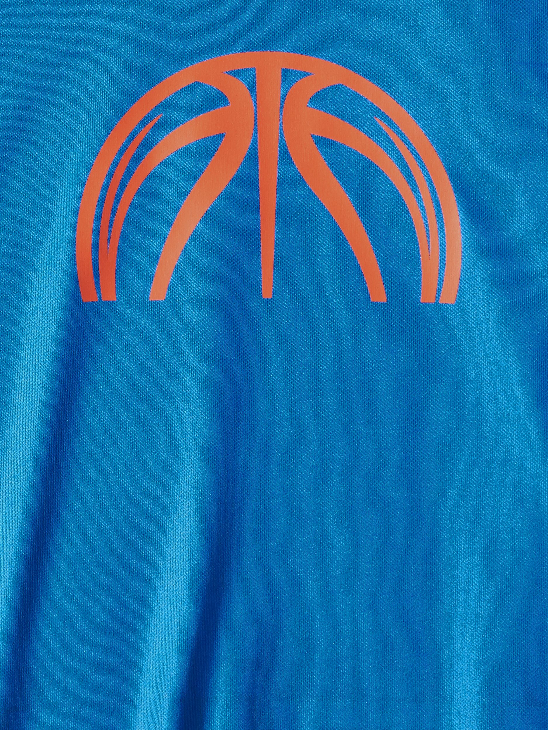 Athletic Works Short Sleeve Graphic & Solid T-Shirt, 2-Pack Set Value Bundle (Little Boys & Big Boys) - image 2 of 3
