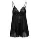 thumbnail image 3 of Gibobby Sujetador De Encaje Para Mujer Lencería erótica para Mujer Babydoll Colegiala Uniforme Colegiala Ropa Interior Sensual de Dama Conjunto de Pijama(Negro, 3XG), 3 of 4