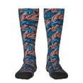 thumbnail image 2 of Picia Women Crew Soft Moisture-wicking Socks Tropical Leaves Pattern Design Cotton Socks, One Size fit All, 2 of 9