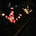 thumbnail image 4 of Xihbxyly Luces Solares para Jardín de Orquídeas, Panel Solar Mejorado, Tallos y Hojas Flexibles, Decoración Impermeable para Exteriores, Jardín Romántico, Diseño Duradero Ip44, Juego de 20 Piezas, 4 of 7