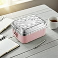 thumbnail image 1 of Stainless Steel Food Container, Double-layer Insulated Meal Prep Box, 3 Compartments Steamer, Leakproof Design, for Workspace Travel, Keeps Food Warm, Durable Travel Gear, Eco-friendly Meal, Ihhxbz, 1 of 7