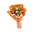 thumbnail image 2 of Ramo de flores de ganchillo, ramo de punto, artesanía artística, regalo ideal, decoración del hogar para Amarillo, 2 of 9
