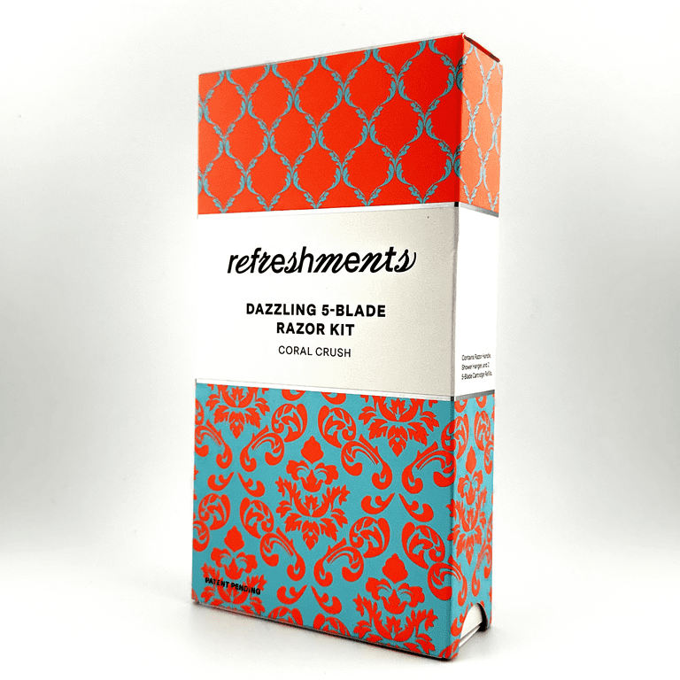 はなまる　ペレグレイス　5点セット Refreshments Dazzling 5-Blade Razor Kit – Coral Crush - Walmart.com