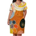 thumbnail image 3 of Hilma af Klint Los Diez Más Grande No. 03 Juventud Grupo IV Vestido suelto con bolsillos vestidos de verano mujer 2025 vestidos para mujer 2025, 3 of 7