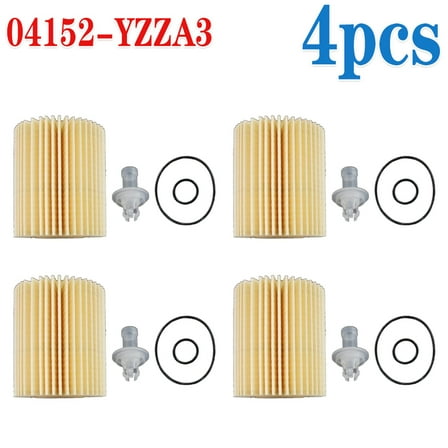 4x Engine Oil Filter 04152YZZA3 for Toyota 4Runner FJ Cruiser Tundra Lexus GS350