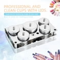 thumbnail image 2 of Stainless Steel Cans,5pcs Stainless Steel Nail Manicure Tools Storage Box Exquisite Design, 2 of 8