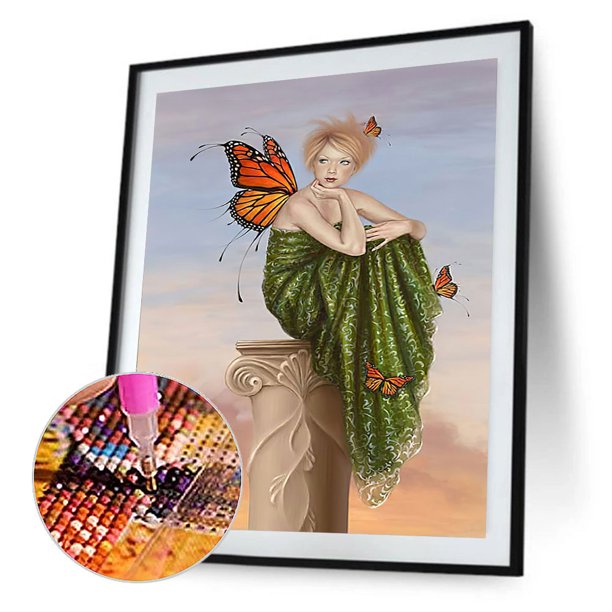 Cuadros Decorativos Kit de pintura de diamante 5D, arte de imagen de mosaico de taladro redondo DIY Tmvgtek embutido en tela