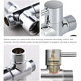 3 Way Bathtub Shower Head Diverter Valve, with Chrome Finish Solid