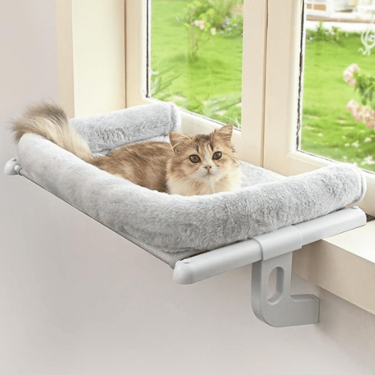 Oster Window Mount Pet Cat Bed, Brown - Walmart.com