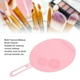 thumbnail image 4 of Alfombrilla De Limpieza De Brochas De Maquillaje De Silicona, Texturas Múltiples, Herramienta De Lavado Portátil De Gran Tamaño, Almohadilla Limpiadora De Brochas Cosméticas,, 4 of 7