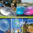 thumbnail image 3 of 2 piezas de pelota de burbujas para niños, juguete inflable gigante para playa, pelota de goma para playa, globos de gelatina para niños, se pueden inflar 120 cm, amarillo, 3 of 5
