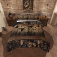 thumbnail image 2 of Camo Mallard Duck Comforter Set Men Rustic Farmhouse Cabin Bedding Comforter Sets,Hunting Woodland Duck Bedding Set Country Wood Board Animal Silhouette Bed Set, 2 of 7