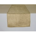 thumbnail image 2 of Faux Burlap Table Runner Solid Light Gold, 2 of 2
