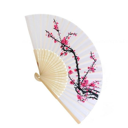 

Outflower Hand Fan Folding Fan Fan Antique Bamboo Folding Fan Used for Party Decoration Decorative Dancing. Multi-color 1PCS