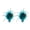 Style:Blue 2 pack, variant on Peacock Figurines Exquisite Christmas Tree Decoration with Artificial Feather Birds Elegant Ornament for Wedding Party